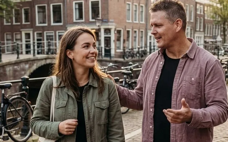 Coach in gesprek met een client