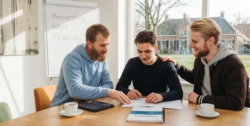 Coach in gesprek met een client van Compleet Zorg Achterhoek